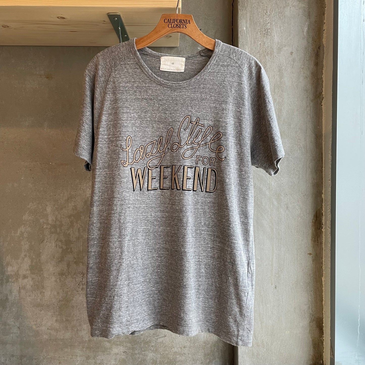 Raglan Graphic T-Shirt Gray