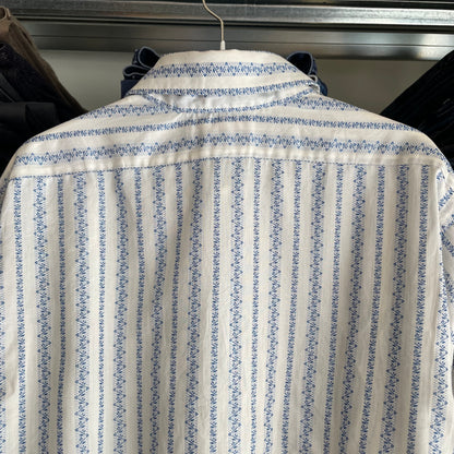 Striped Shirt White Blue