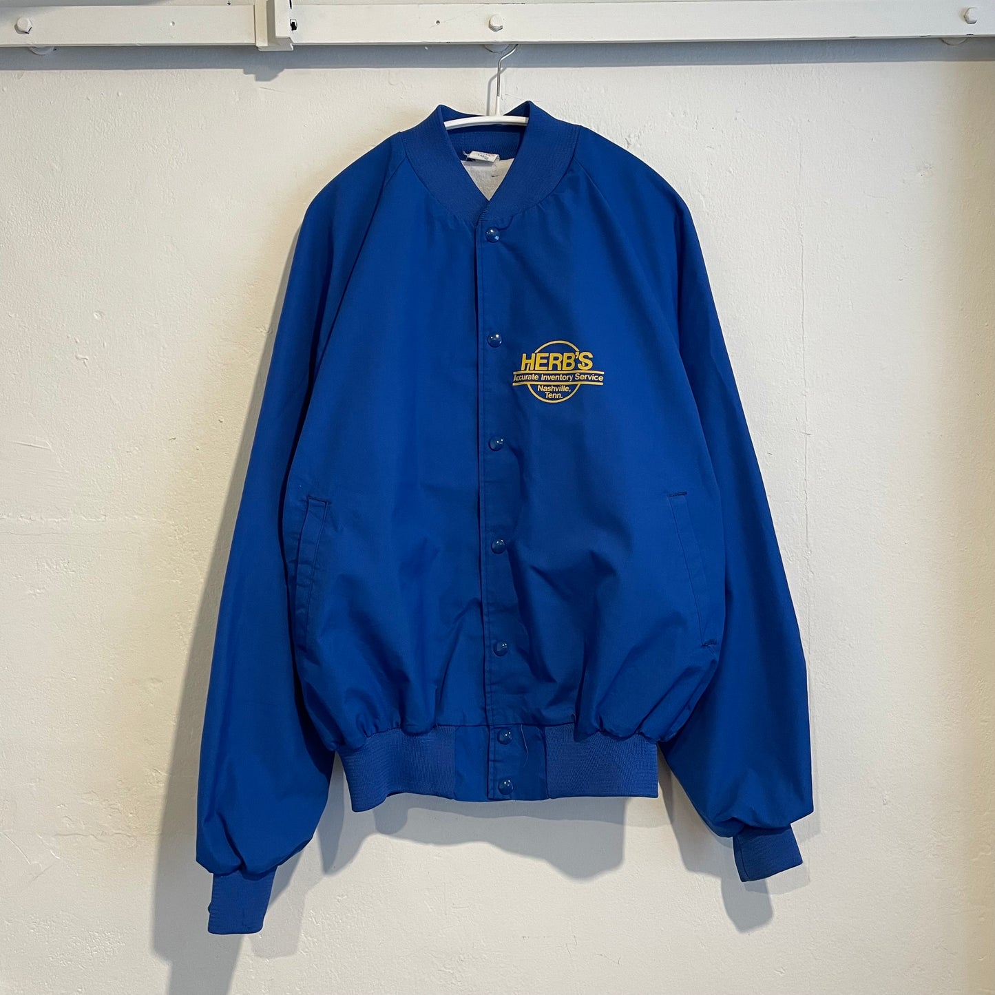 Herb's Logo Poly / Cotton Blouson Blue