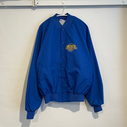 Herb's Logo Poly / Cotton Blouson Blue