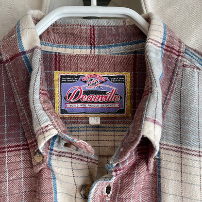Plaid Flap Pocket Shirt Maroon