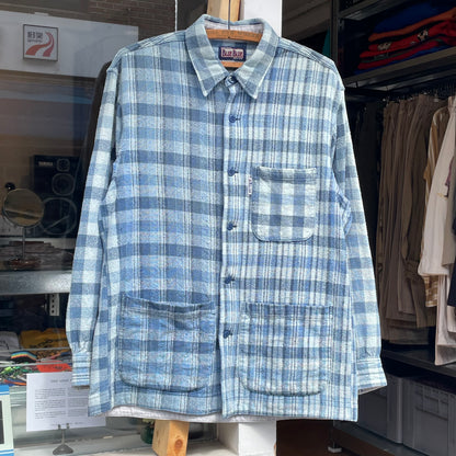 Check Coverall Blue