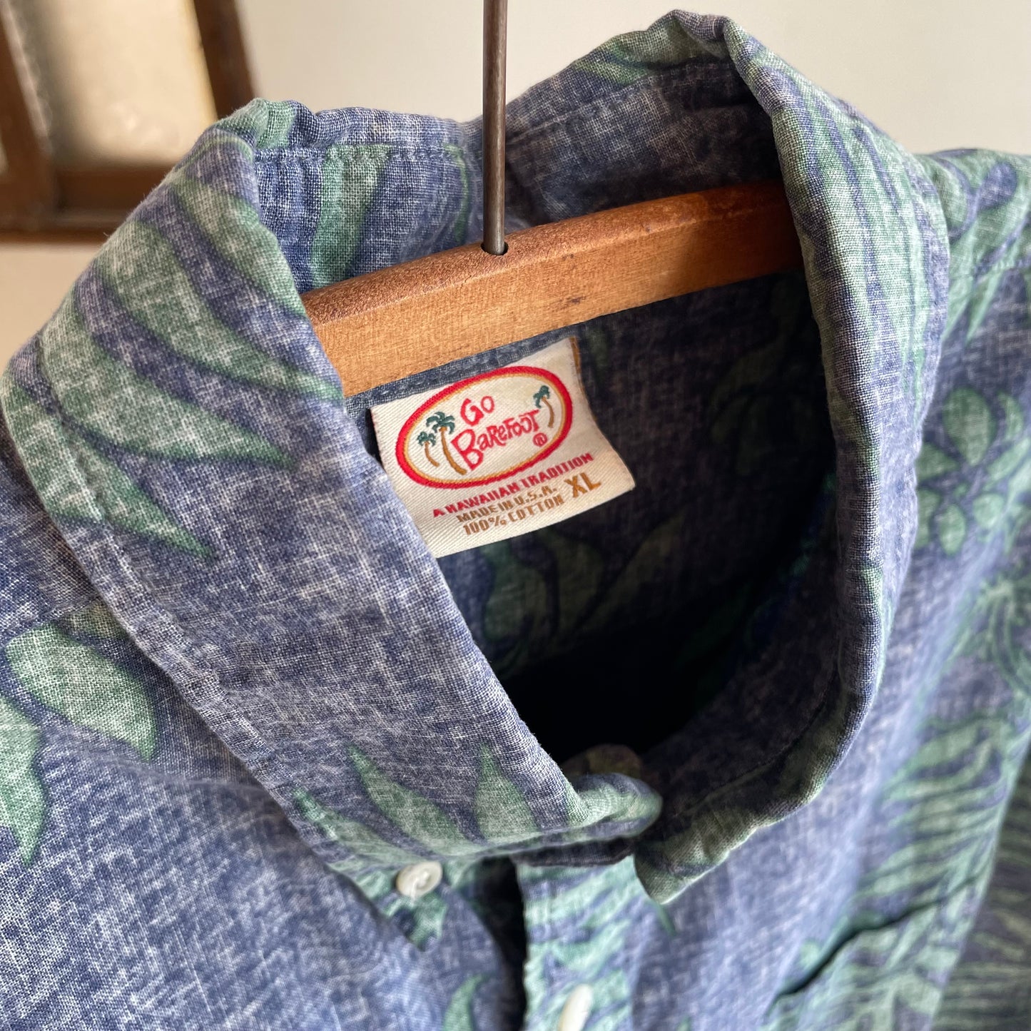 Tropical Aloha Shirt Blue