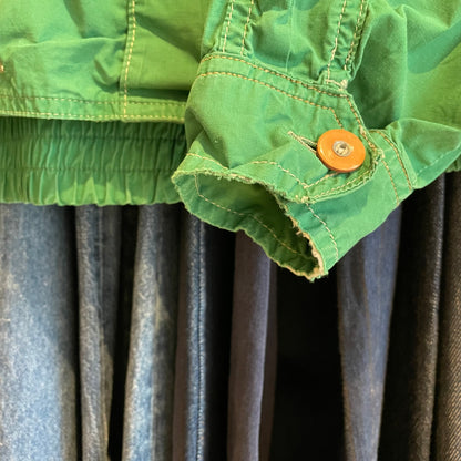 Quilted Work Jacket Green