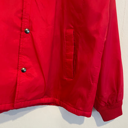 Fleece Lined Coach Jacket Red