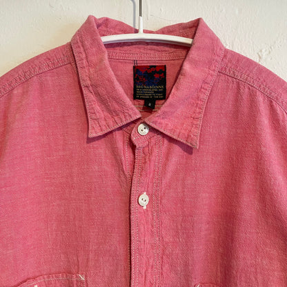 Pink Chambray Work Shirt