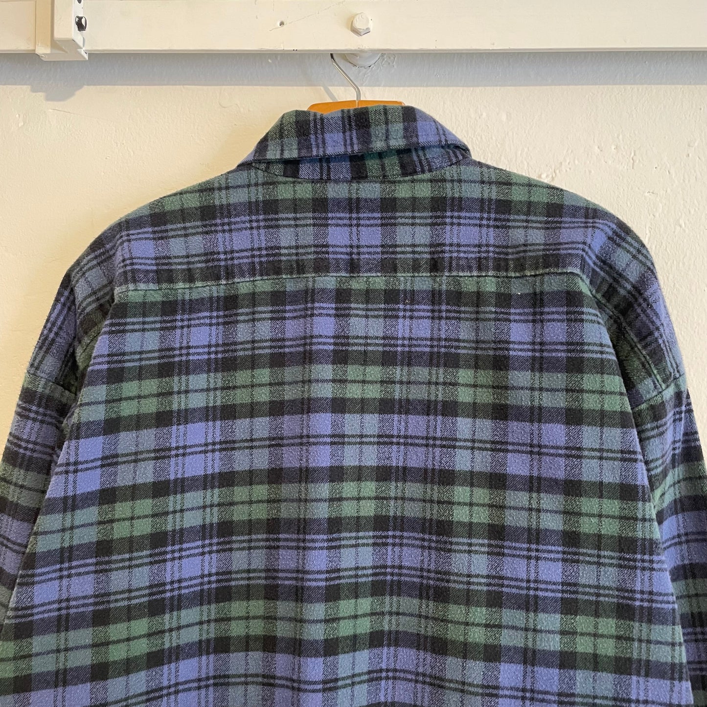 Flannel Check Shirt Green/Blue