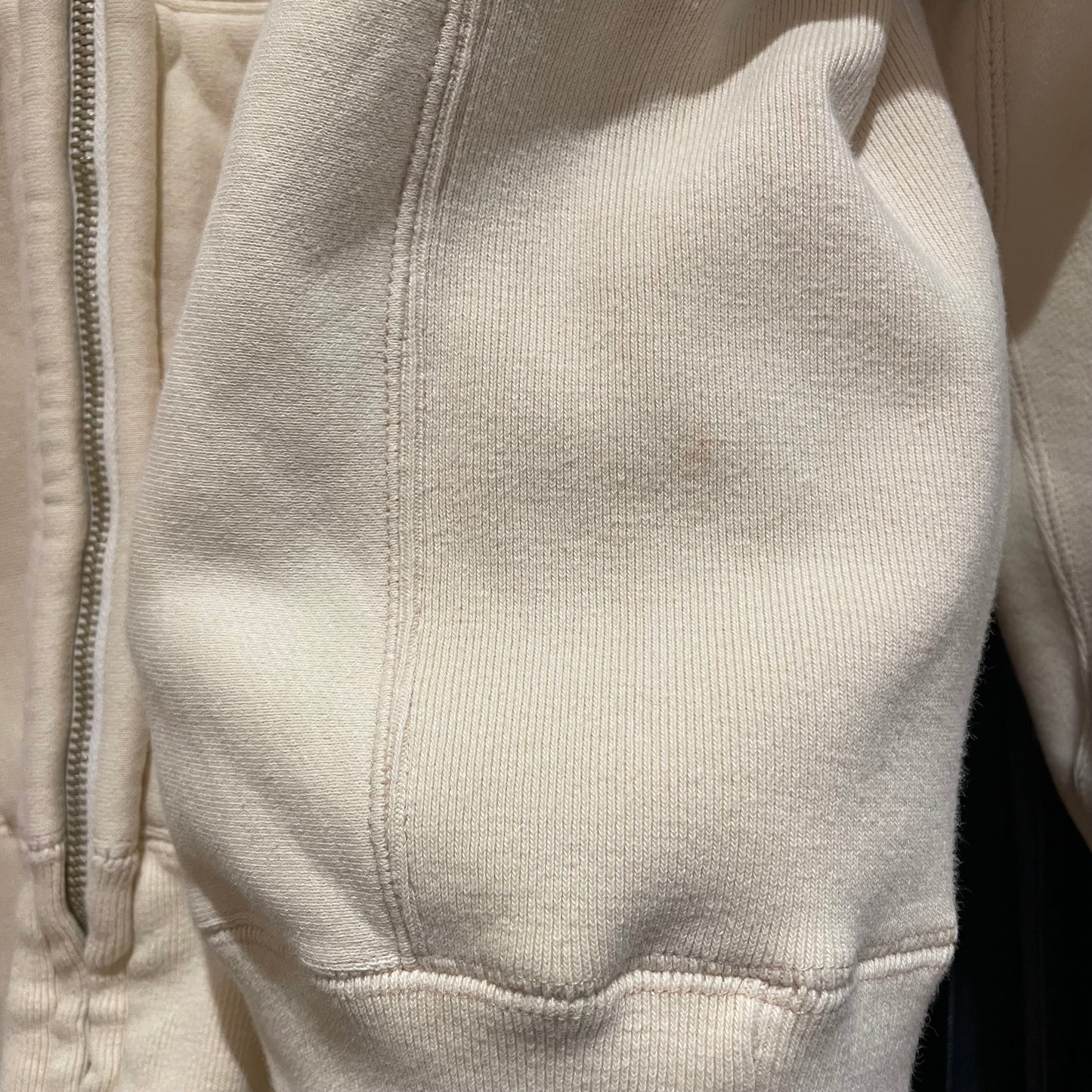 Ford Dealer Cream Zip-Up Hoodie Waldes