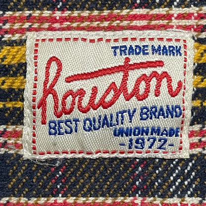 Plaid Flannel Work Shirt Yellow/Navy