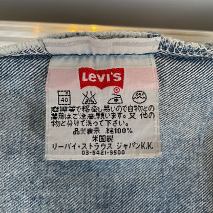 501 Faded Denim Shorts Blue