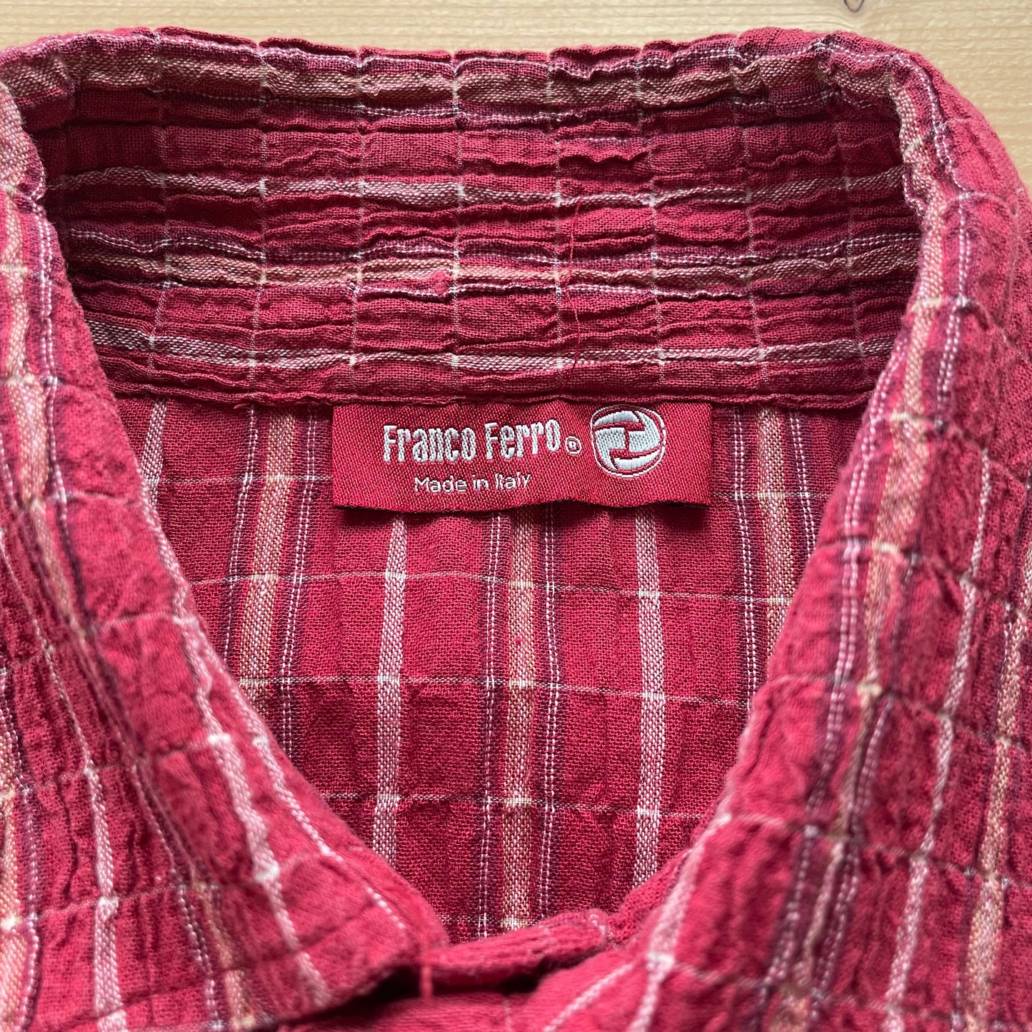 Checked Long Sleeve Shirt Red