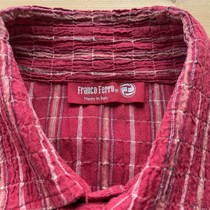 Checked Long Sleeve Shirt Red