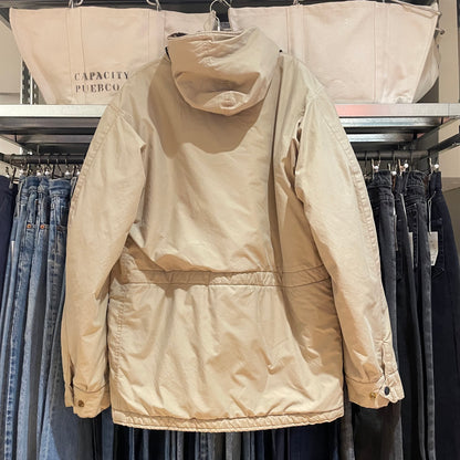 Beige Fleece Lined Parka