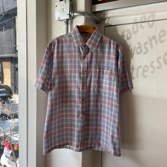 Plaid Check Shirt Blue