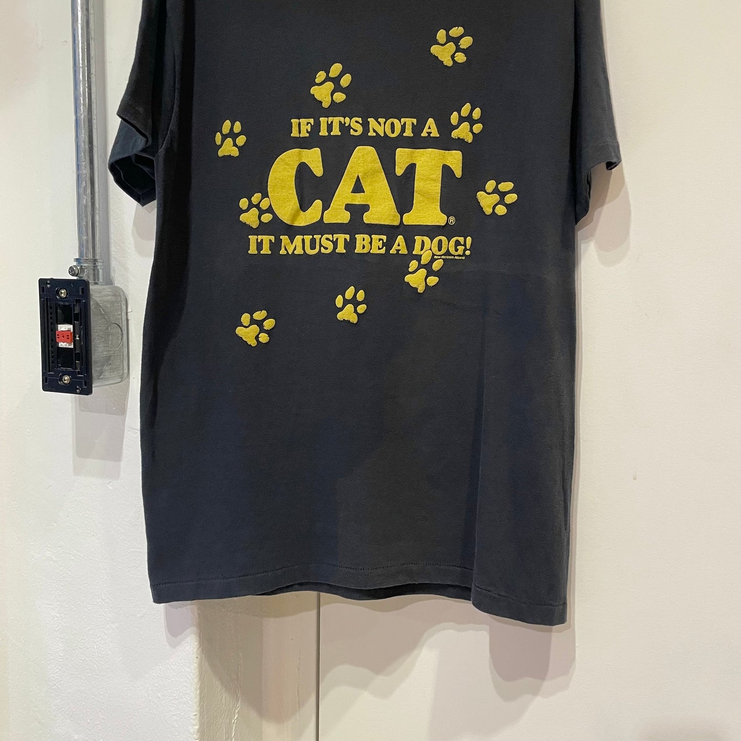 If It's Not A Cat It Must Be A Dog Paw Print Tee