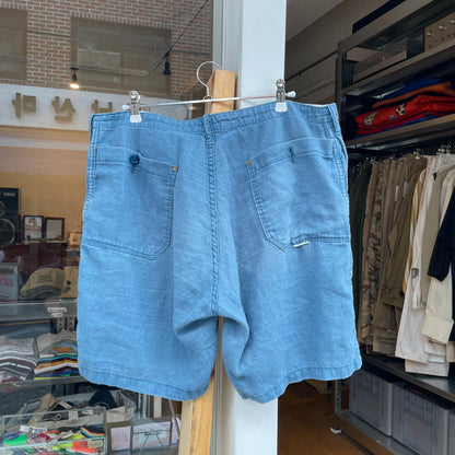 Linen Short Blue