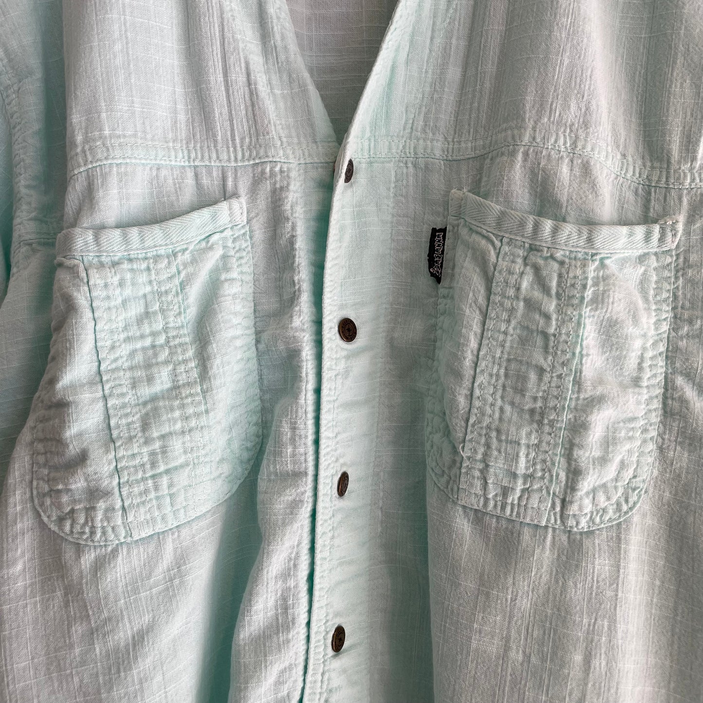 Californian Short Sleeve Shirt Mint Cotton