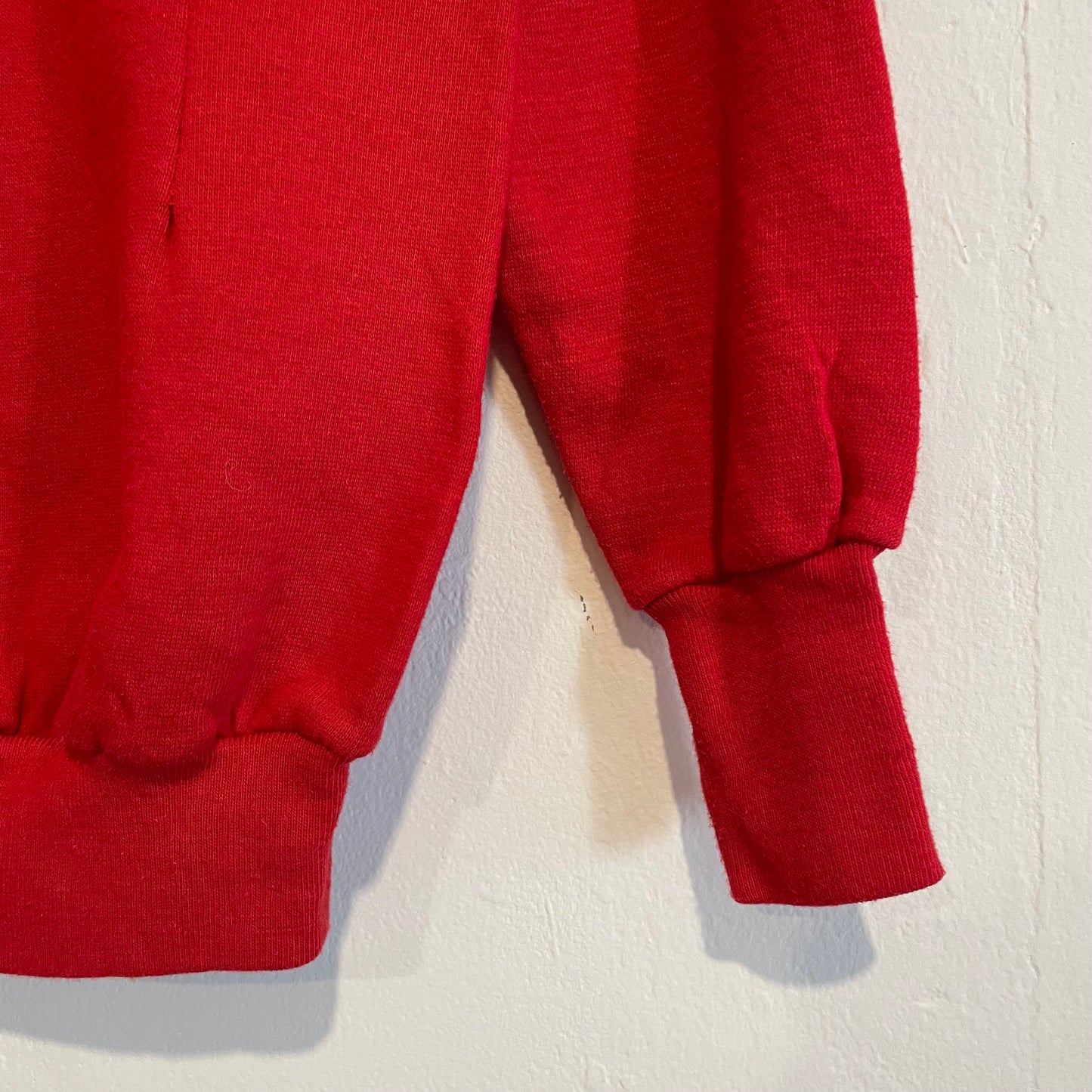 Raglan Blanc Sweatshirt Red