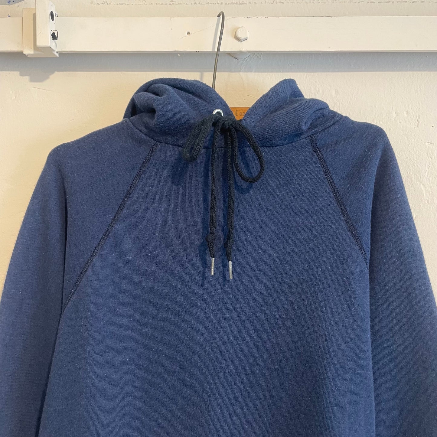Navy Drawstring Hoodie Blank