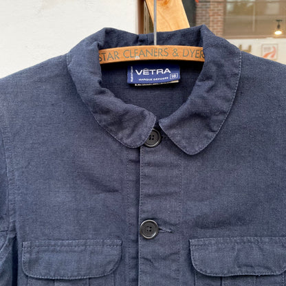 Linen Coverall Navy