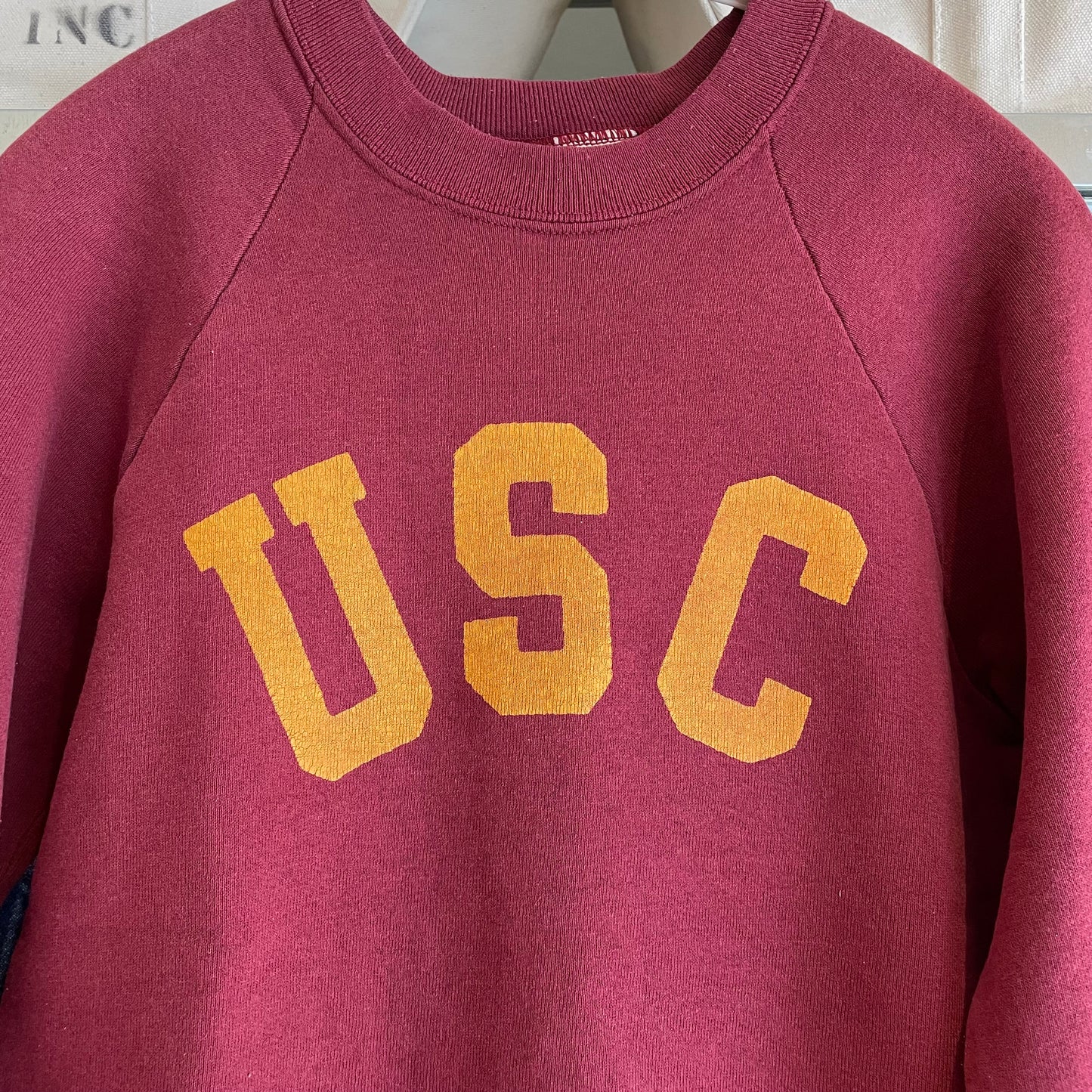 USC Sweatshirt Red Tubular Raglan