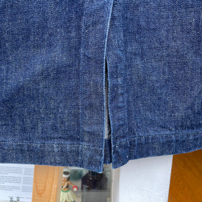 Denim Tight Skirt Blue