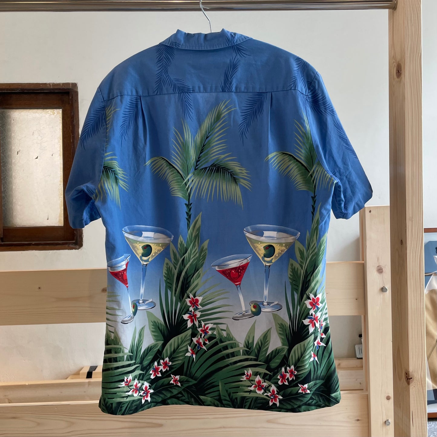 Tropical Aloha Shirt Blue