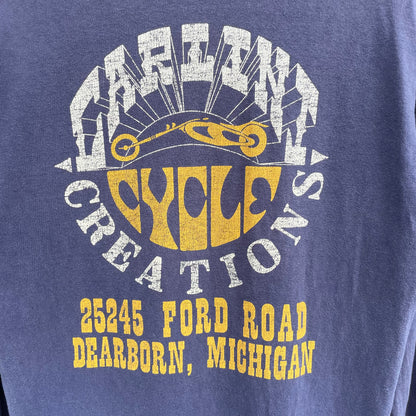 Graphic T-Shirt Long Sleeve Navy
