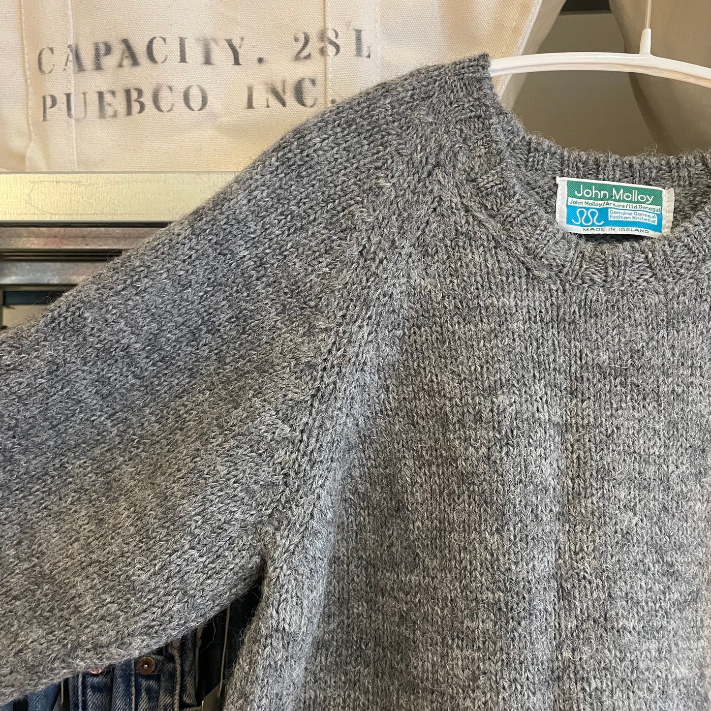 Wool Crewneck Sweater Gray