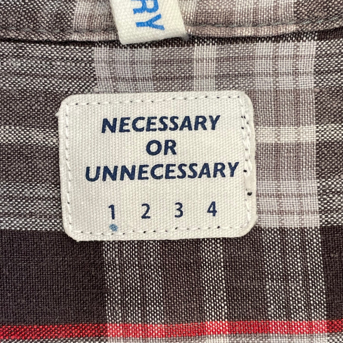 Check Short Sleeve Shirt Brown