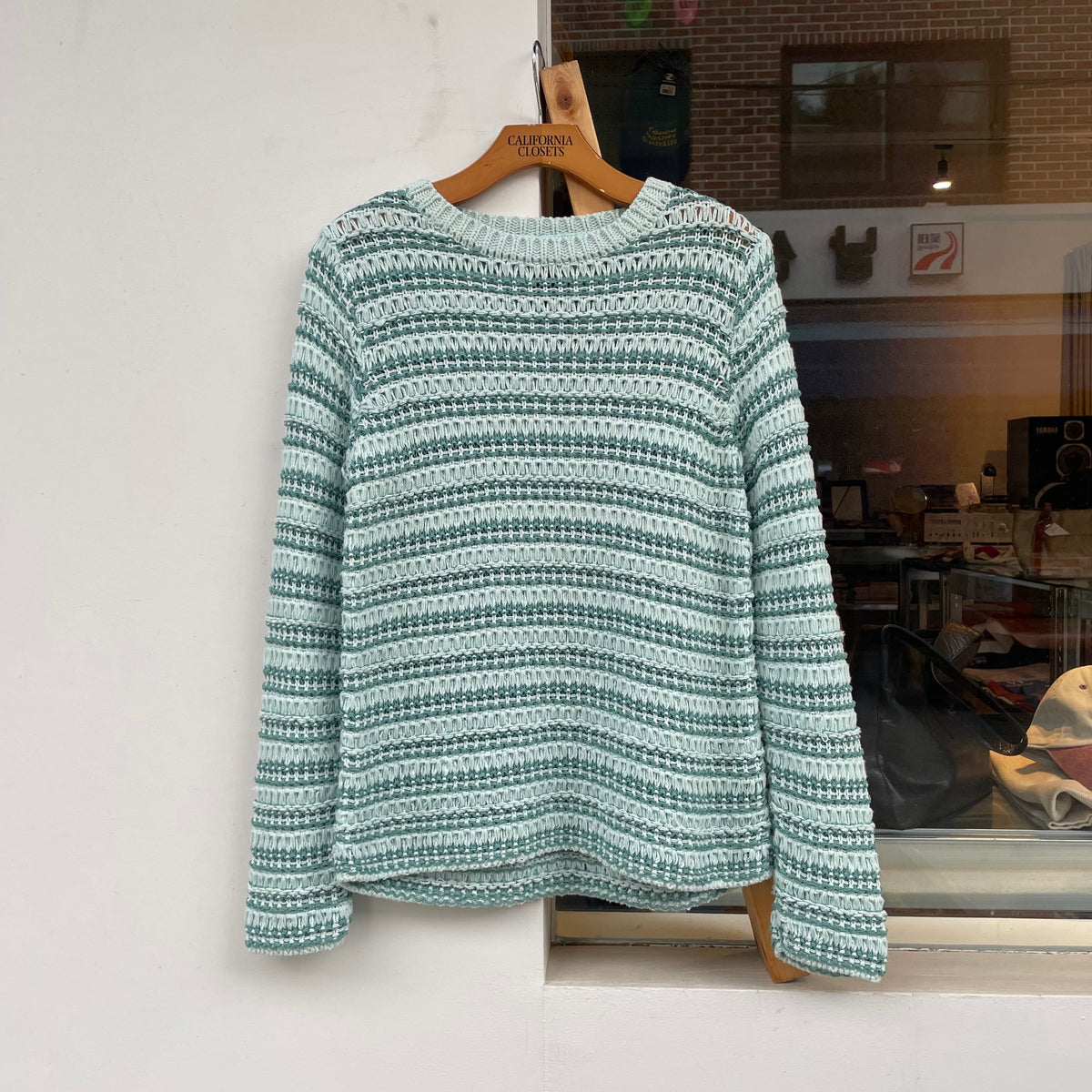 Mix Yarn Sweater Green