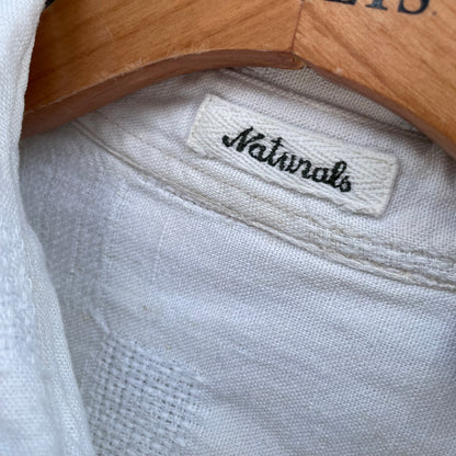 Patch Pocket Button-Up Shirt White