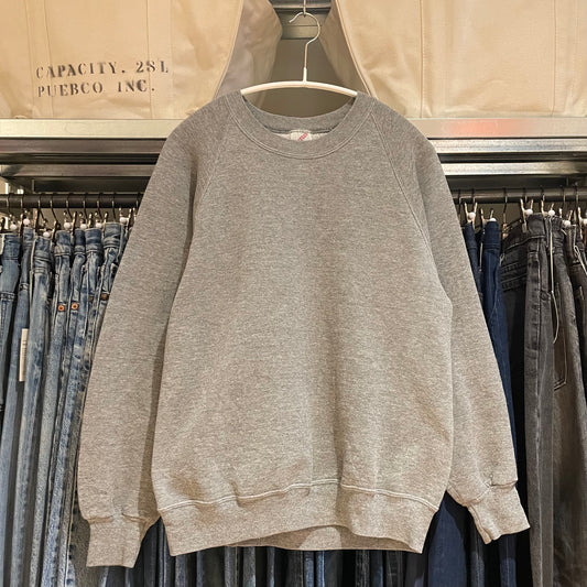 Blank Sweatshirt Tri-Blend Raglan Tubular Grey