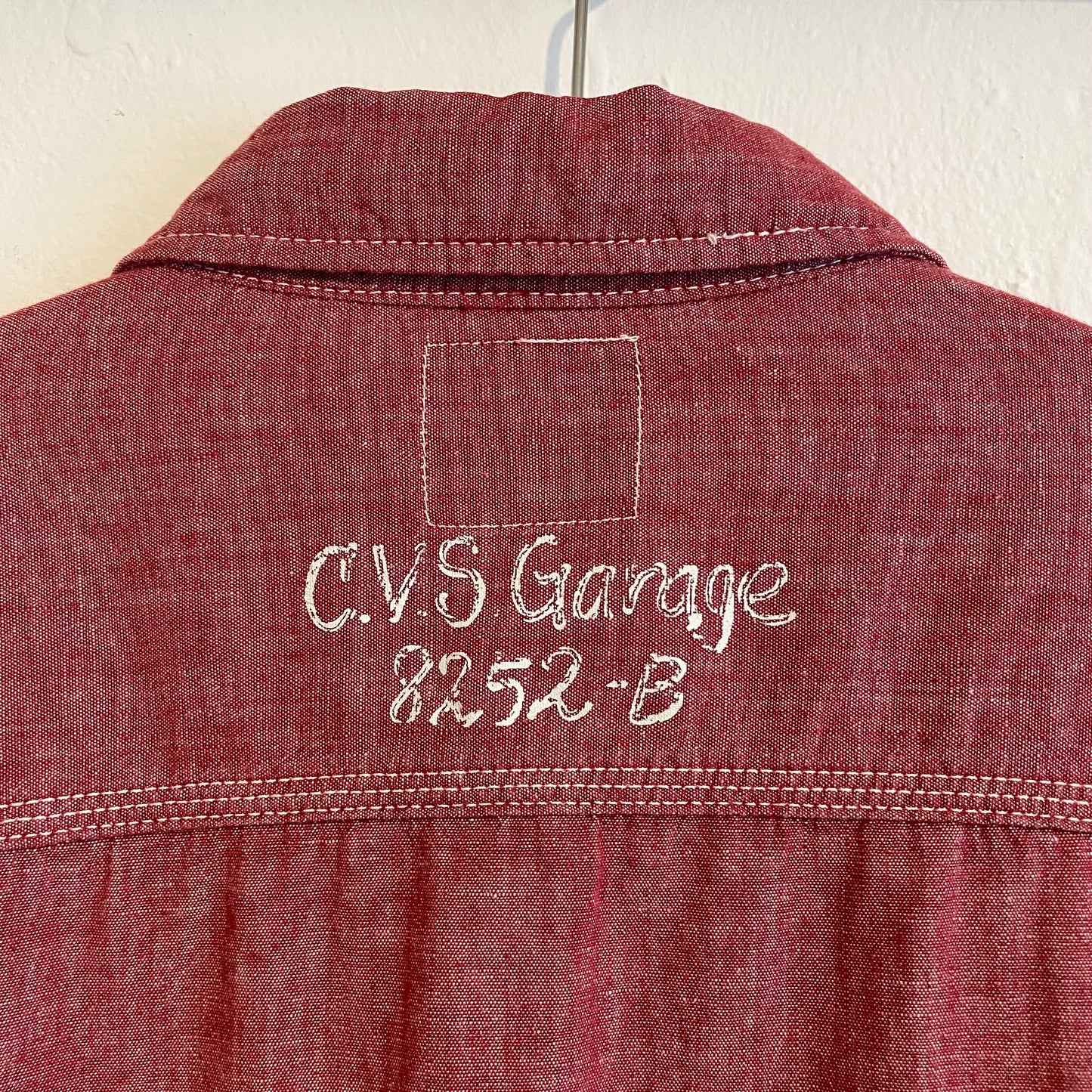 Chambray Work Shirt Red