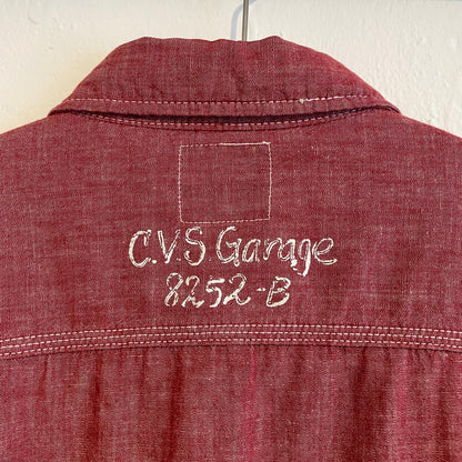Chambray Work Shirt Red