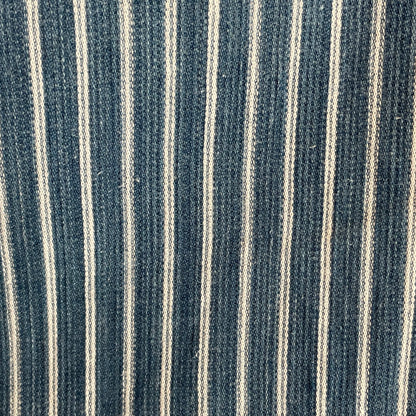 Striped Utility Shirt Blue Cotton