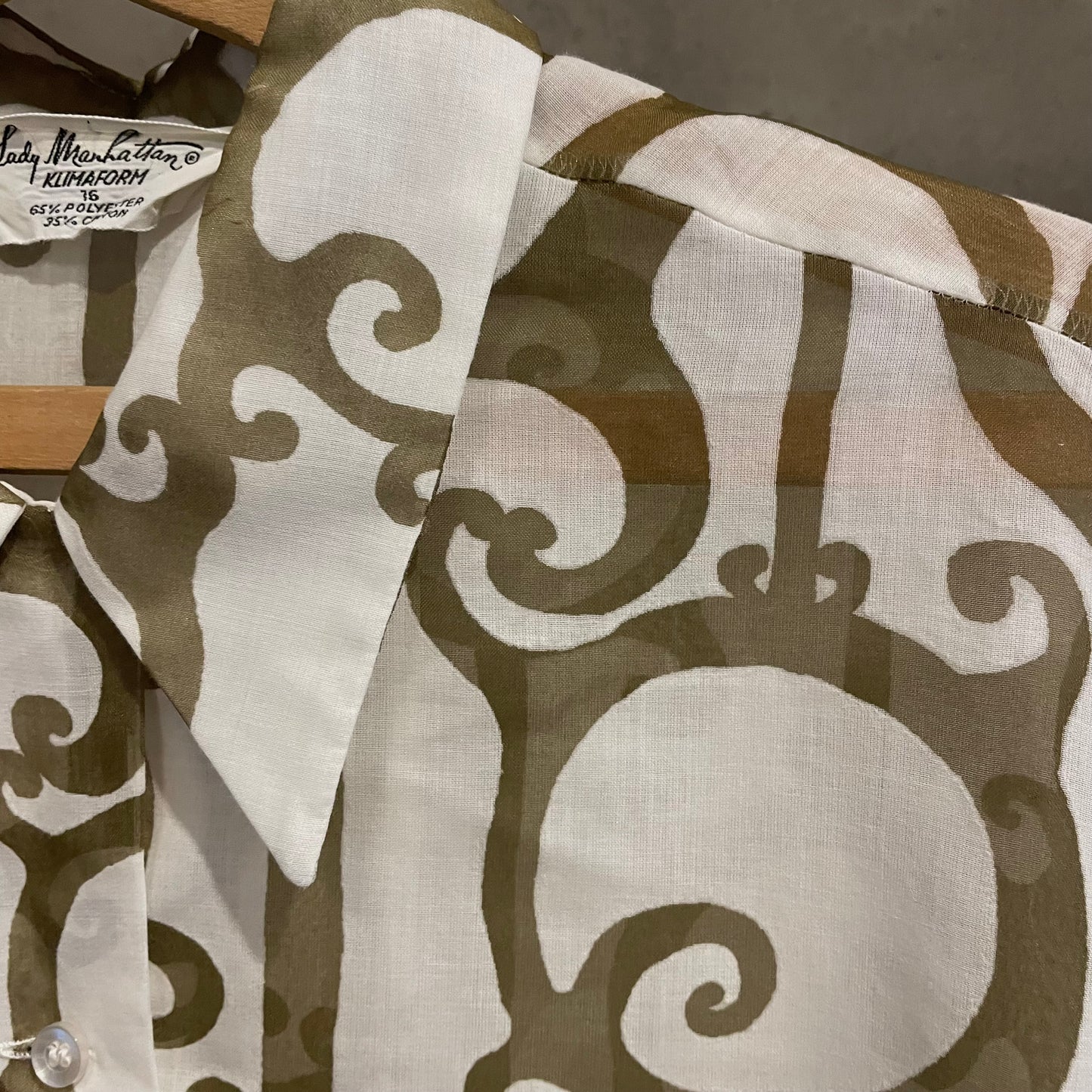 Pattern Blouse Brown
