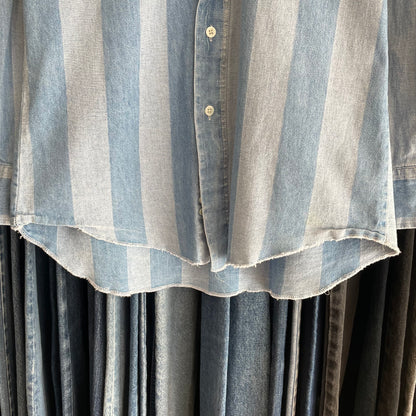 Snap Front Western Shirt Cream