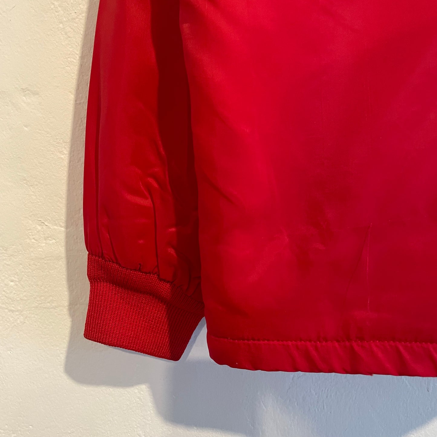 Fleece Lined Coach Jacket Red