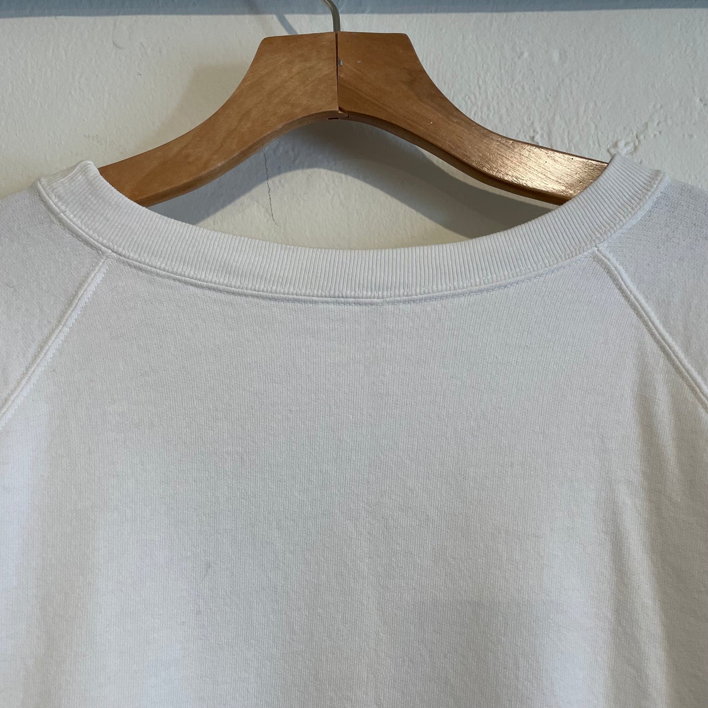 PASSAIC Raglan Crewneck Sweatshirt White