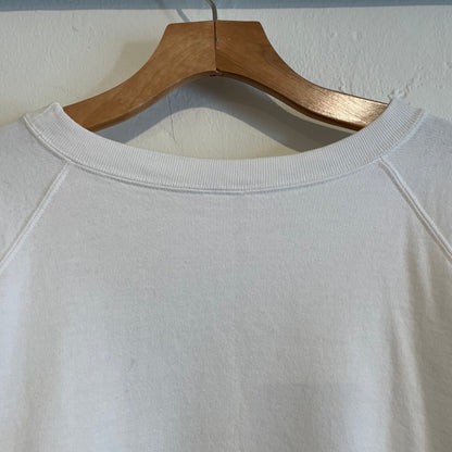 PASSAIC Raglan Crewneck Sweatshirt White