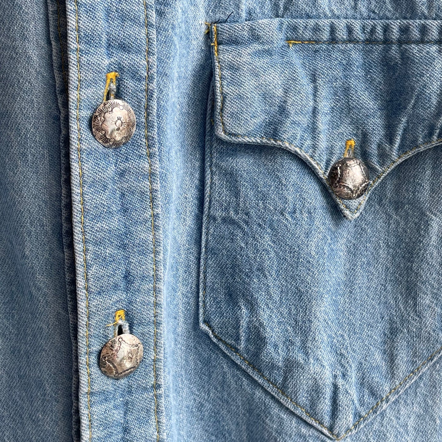 Denim Western Shirt Blue