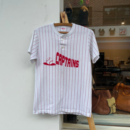 Captains Pinstripe Baseball Jersey Tee