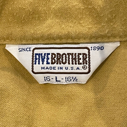 Chamois Cloth Flannel Shirt Khaki