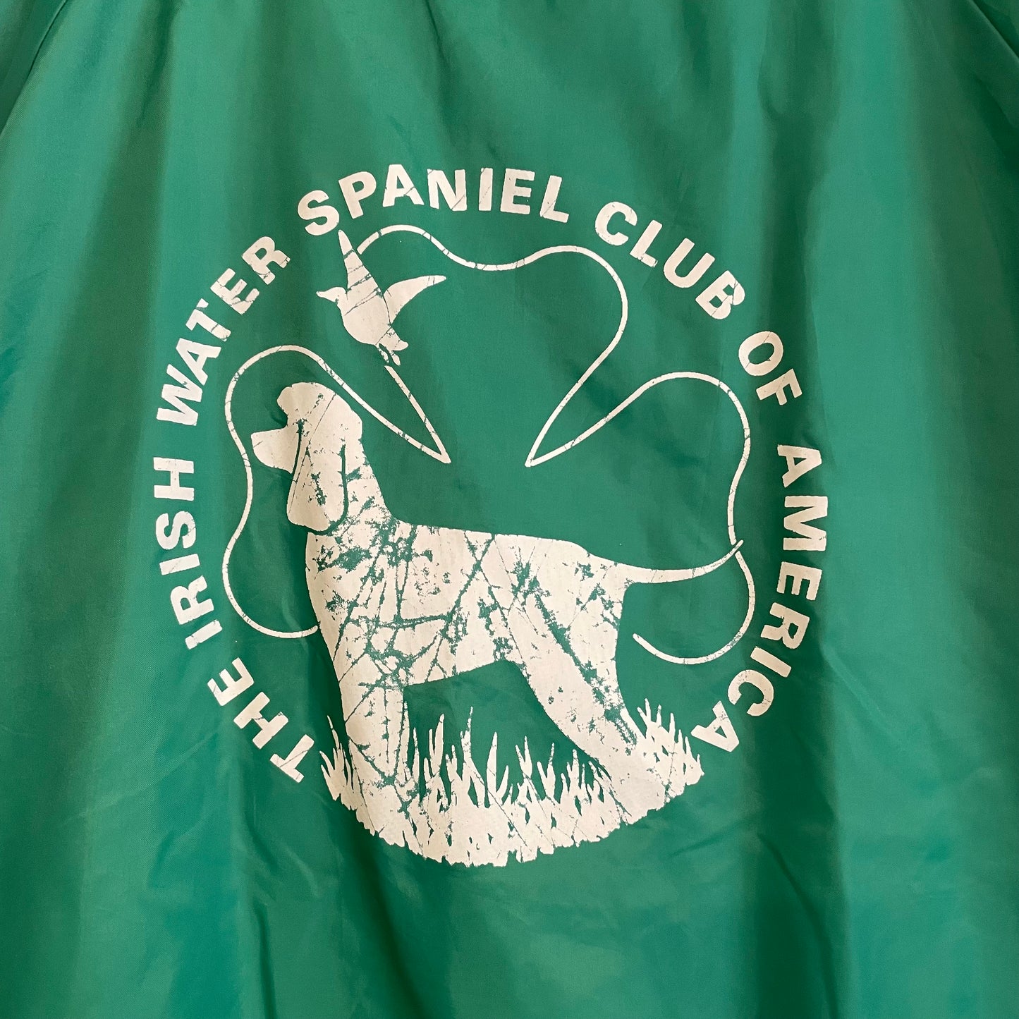 Dog Printed Coach Jacket Green