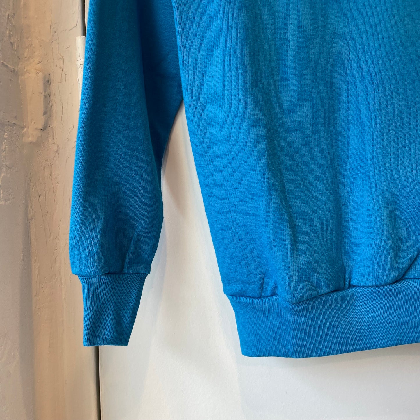 Deadstock Blank Raglan Sweatshirt Turquoise