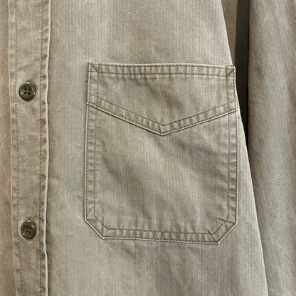 Flap Pocket Shirt Gray