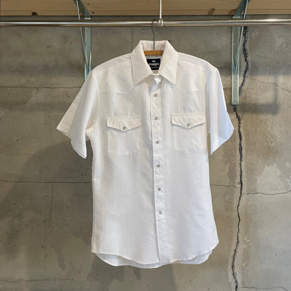 Western Shirt Sleeve Shirt White
