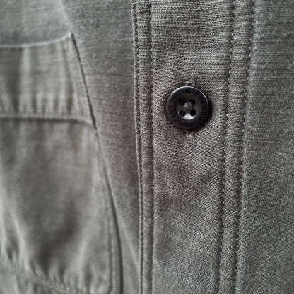 Band collar Shirt Charcoal
