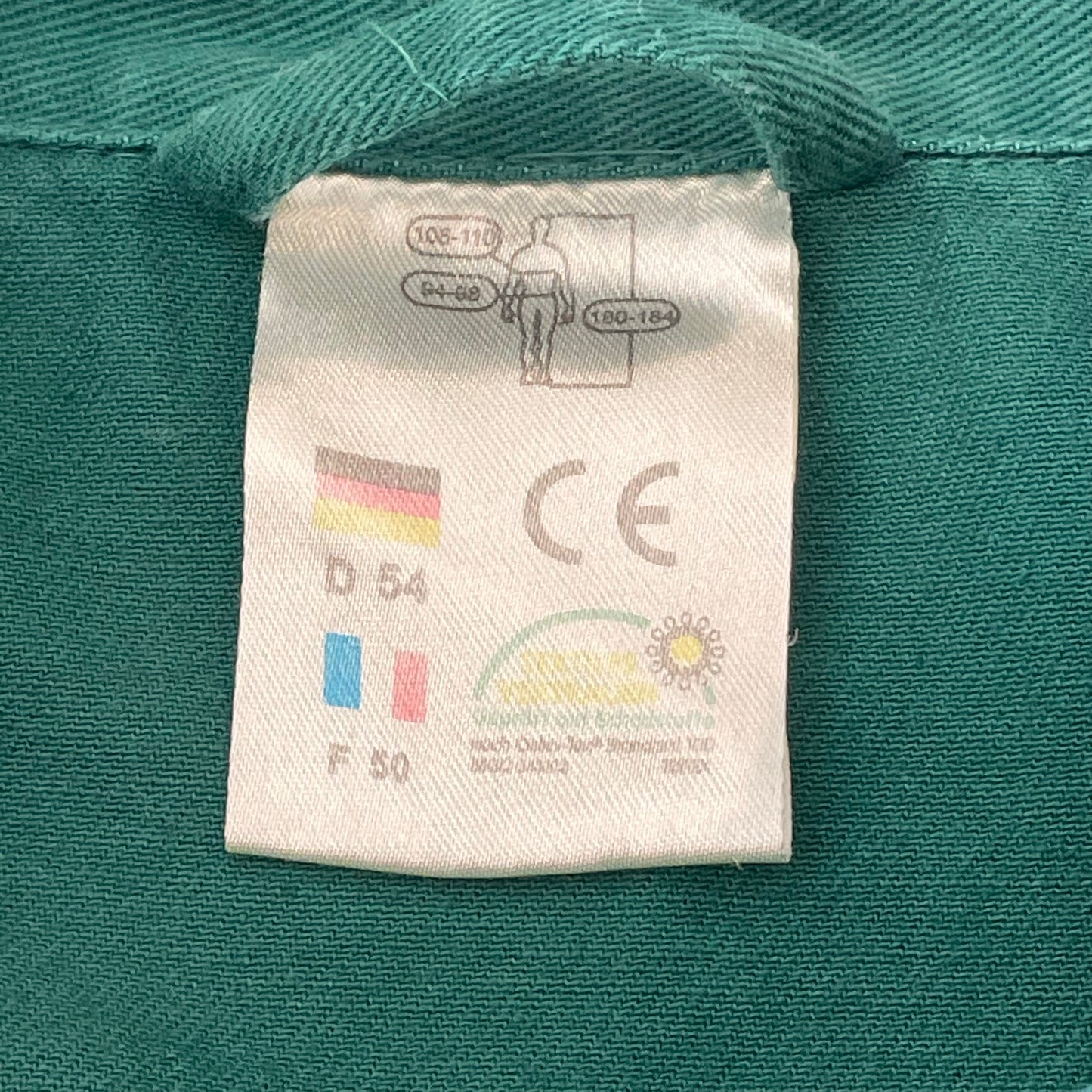 Utility Work Jacket Teal Green Faded